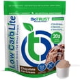 thumbnail image 1 of BioTrust Low Carb Lite, 20 Grams of Grass-Fed Whey Protein Isolate, 100 Calories, ProHydrolase Digestive Enzymes, Non-GMO, Free from Soy and Gluten, rBGH-Free (14 Servings) (Chocolate Ice Cream), 1 of 7