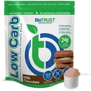 BioTrust Low Carb Protein Powder – Delicious Whey & Casein Blend from Grass-Fed Hormone Free Cows – Non GMO, Gluten Free (Chocolate)