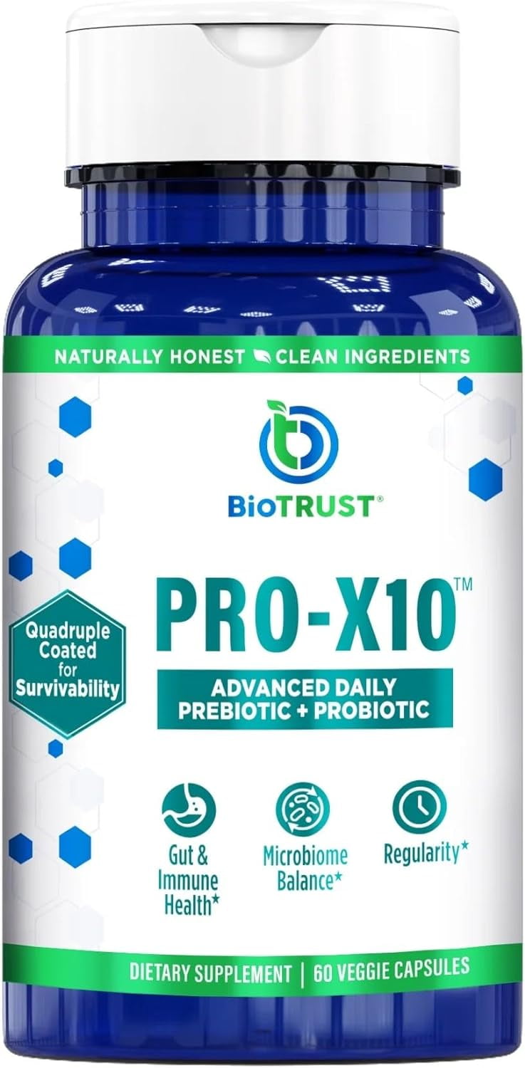 BioTrust ProX10 2.0 Probiotic Supplement Probiotics for Digestive