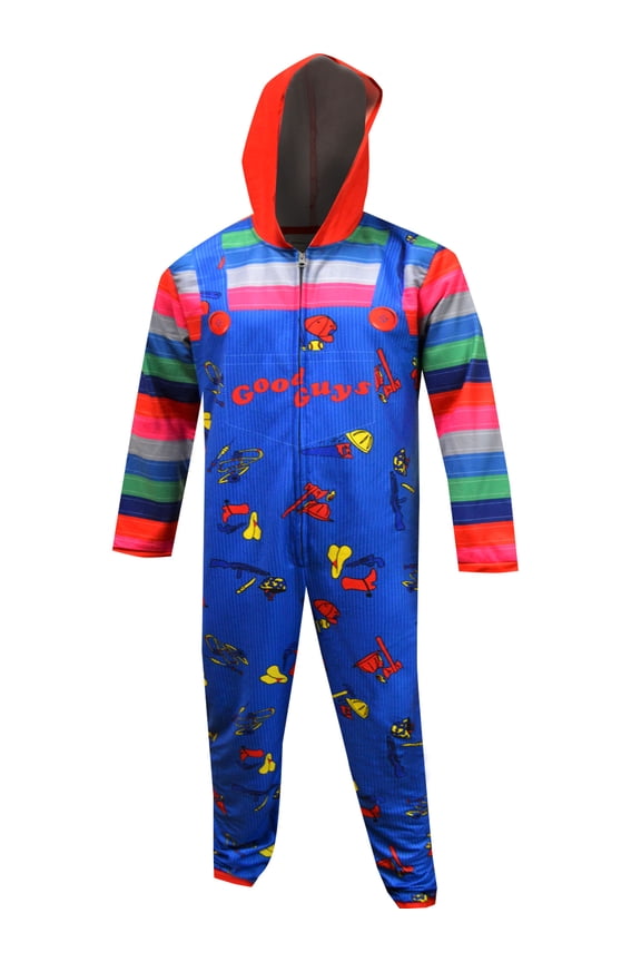 Merchandising Mens Chucky Child's Play Adult Union Suit Pajama (Large)