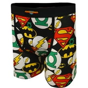 BioWorld Merchandising Mens DC Comics Justice League Character Symbols Boxer Brief Large