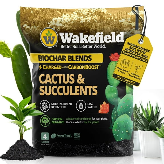 Biochar Blend with CarbonBoost™ for Cactus & Succulents