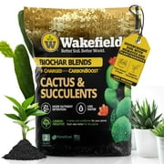 Wakefield Biochar Biochar Blend for Cactus & Succulents - CarbonBoost - 2 Quart