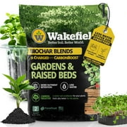 Wakefield Biochar Blend Garden Soil with CarbonBoost - Biochar Compost - 2 Quarts