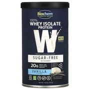 Biochem Sugar Free 100% Whey Protein Vanilla 11.8 oz Powder