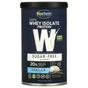 Biochem Sugar Free 100% Whey Protein Vanilla 11.8 oz Powder