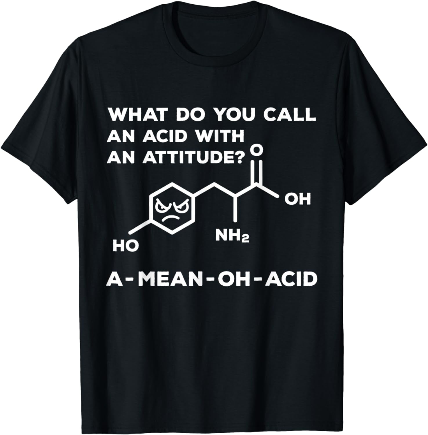 Biochemistry Amino Acid Biologist Gift Laborant Laboratory T Shirt-XL ...