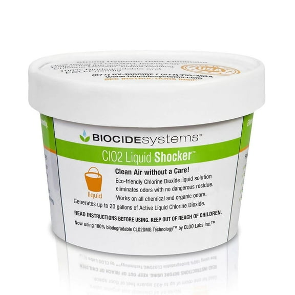 Biocide Systems Liquid Shocker CLO2 Odor Eliminator