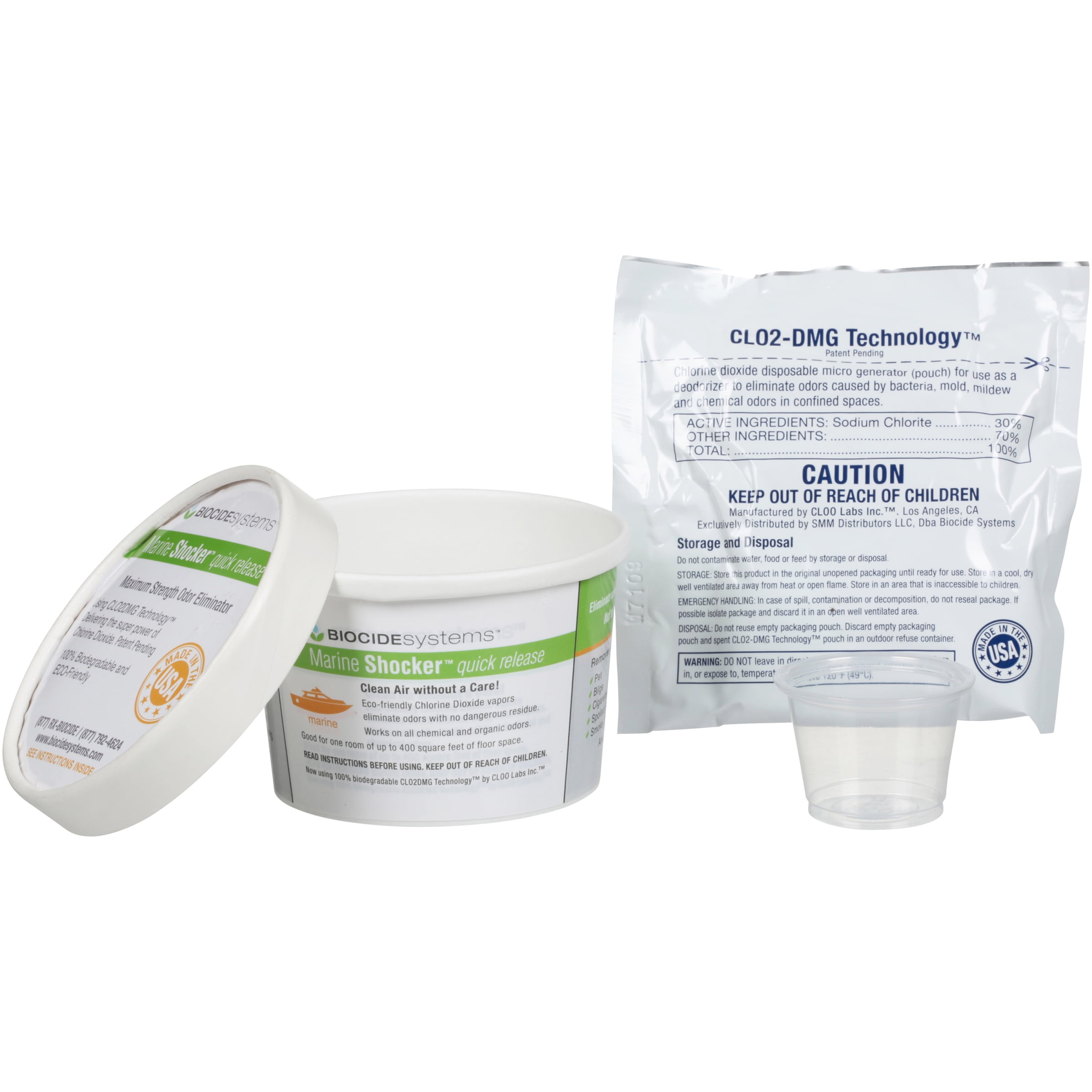 Biocide Systems Marine Quick Release Maximum Strength Odor Eliminator