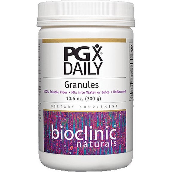 Bioclinic Naturals, PGX Granules Fiber Unflavored 300 g