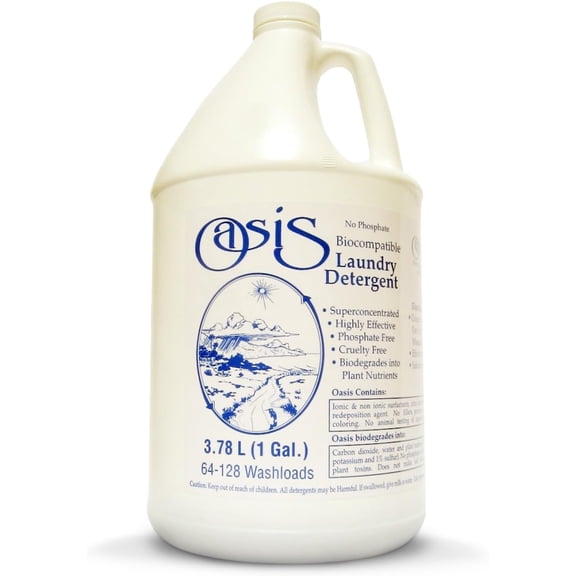 Biocompatible Laundry Detergent Liquid - Reuse Greywater for Plants - Clean, Safe, Concentrated & Effective, Grey Water Friendly, Sodium-Free, Biodegrades Into Plant Nutrients - HE 128 Loads