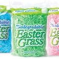 thumbnail image 1 of Biodegradable Eco-Friendly Pastel Easter Grass Plastic Gift Basket Fill, 1.5 oz, Green, 1 of 1