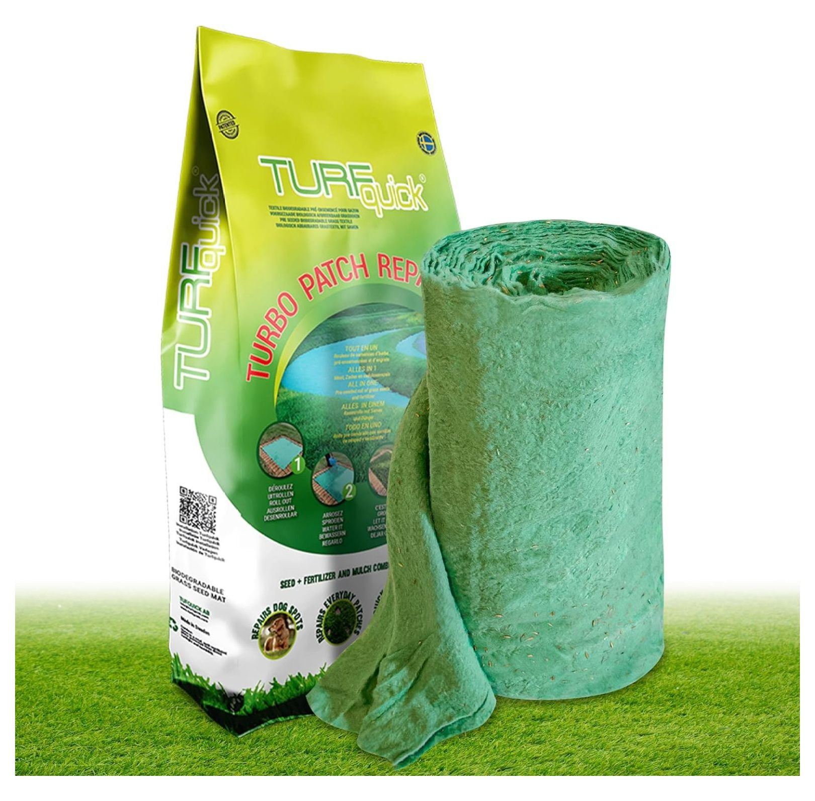 Biodegradable Grass Seed Mat Tall Fescue & Rye Grass Seeds for Lawns