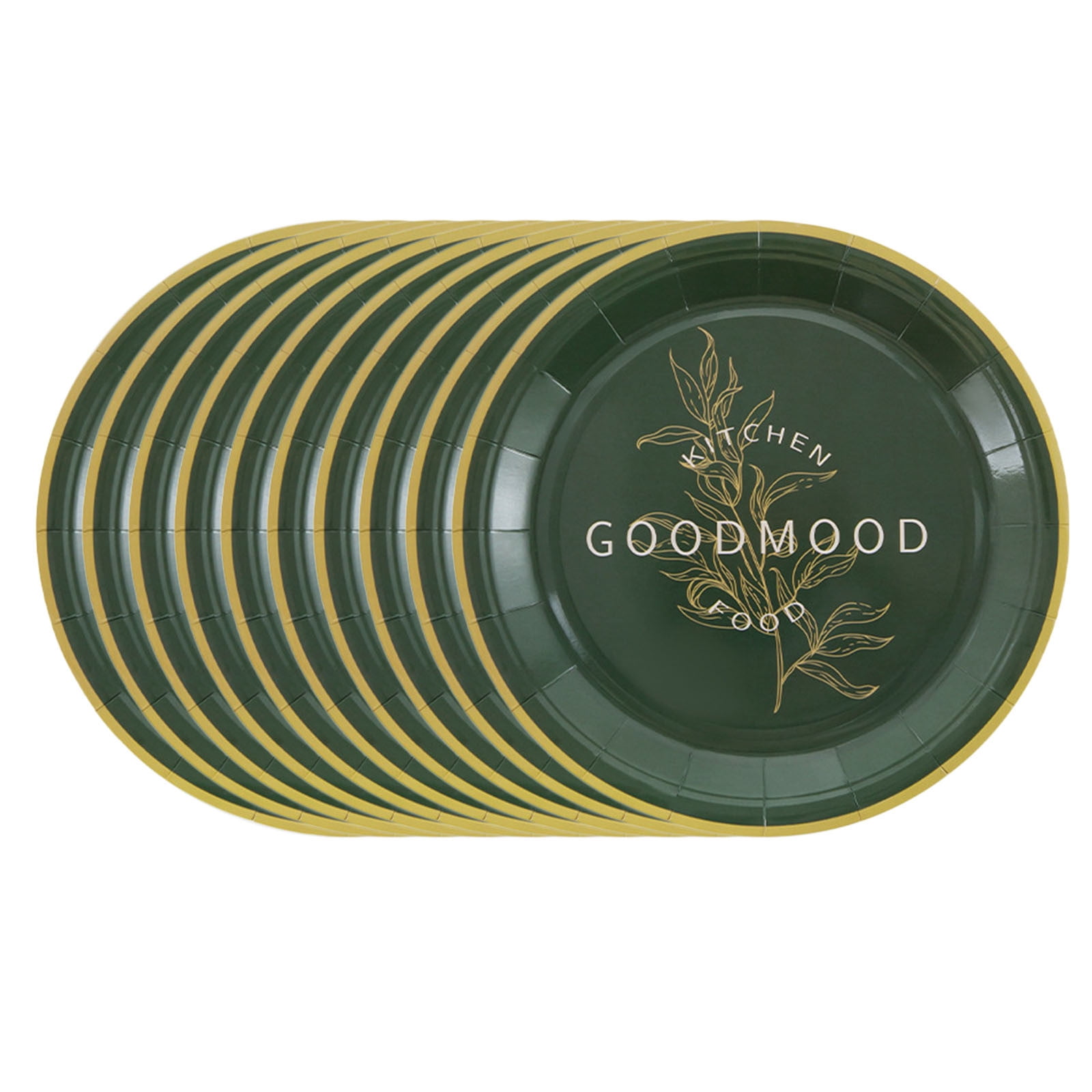 Biodegradable Party Plate Household Disposable Paper Plate Cake Candy