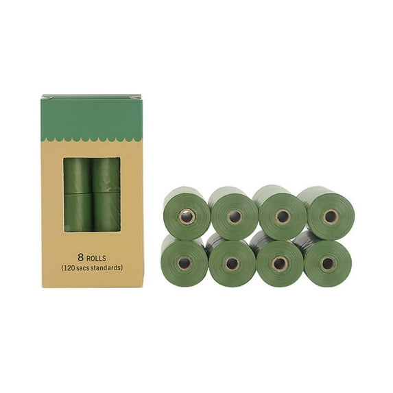 Biodegradable Pet Poop Bags - Leak-Proof, Fragranced, HDPE+EPI Material - Dog/Cat Waste Cleanup