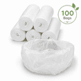 thumbnail image 1 of Biodegradable Trash Bags 2.6 Gallon small Biodegradable Trash Bags Recycling Trash Can Liner for Bathroom Bedroom Office Kitchen Trash Can, 1 of 7