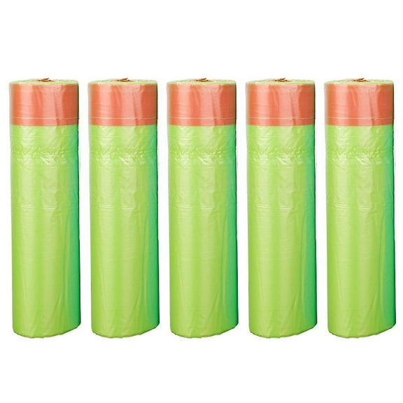 Biodegradable Trash Bags Small Bin Liner Recyclegarbage Bag, Thick Degradable Rubbish Bag Compostable For Food/Household -Green