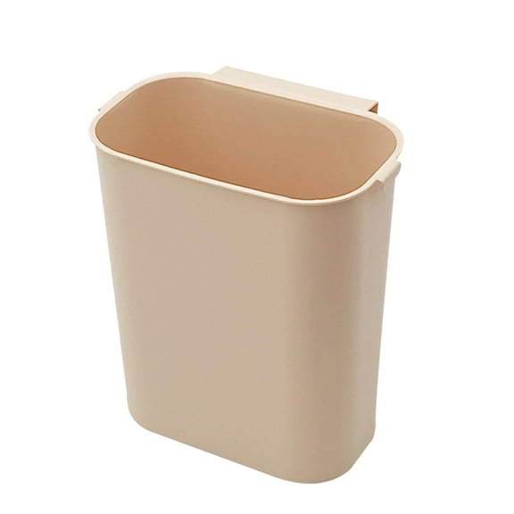 Biodegradable Trash Bags,Small Trash Can Hanging Waste Under Kitchen Sink Plastic Wastebasket Over Cabinet Door Home Kitchen Slide Cover Hanging Trash Rubbish Garbage Can Waste