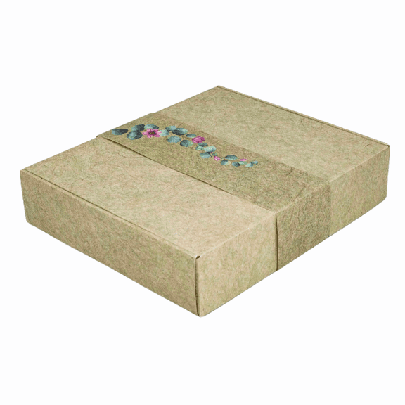 Biodegradable Urn for Human Ashes, Eco-Friendly Urn for Water or Earth Burial, Includes Water Soluble Ash Bag, Adult Size 3" H x 12" W x 14" L. (TERRA PURPLE)