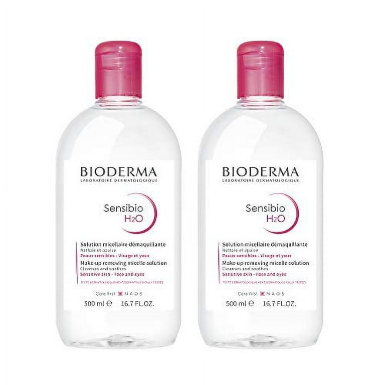 Bioderma - Sensibio H2O - Micellar water makeup remover, 33.4 Fl Oz 
