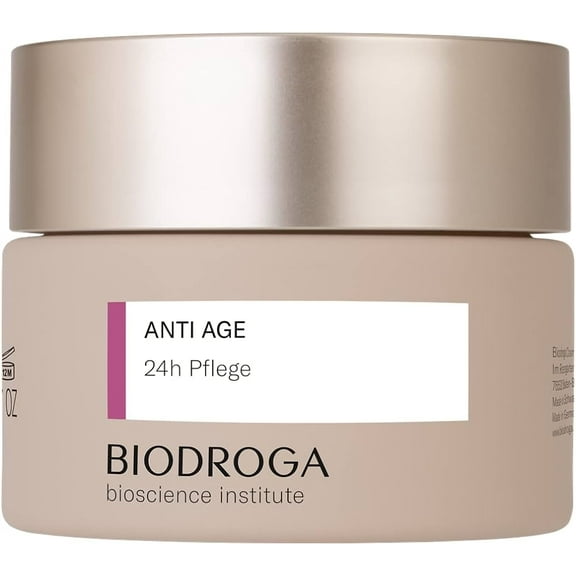 Biodroga Anti Aging 24h Face Cream 50ml - Firming Anti Wrinkle Face Care Day Cream Night Cream Vegan Bioscience Institute