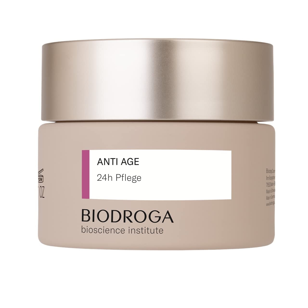 Biodroga Anti Aging 24h TMA2Face Cream 50ml - Firming Anti Wrinkle Face Care Day Cream Night Cream Vegan Bioscience Institute