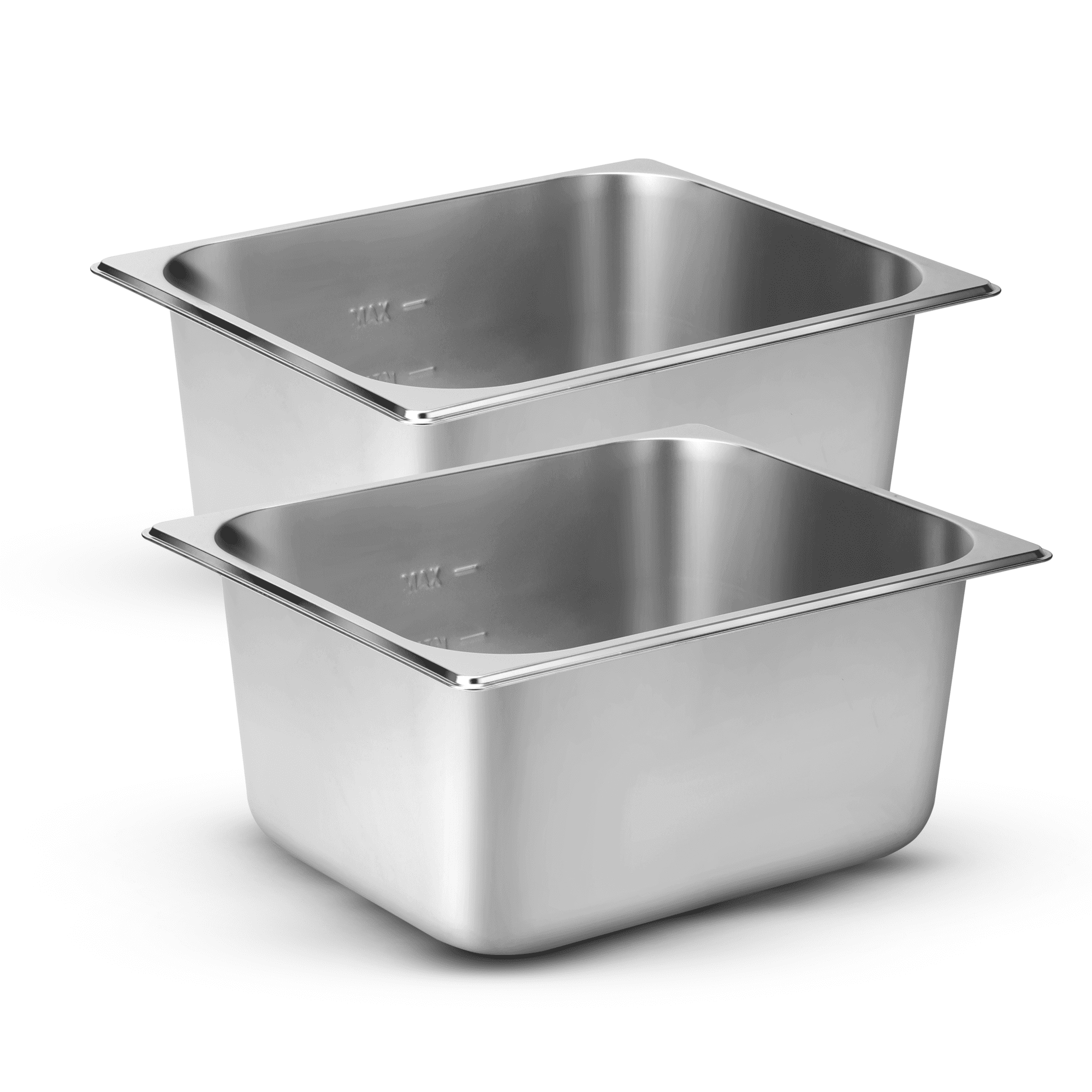 Bioexcel Full Size 6Inch Thick Stainless Steel Pan Durable Steam