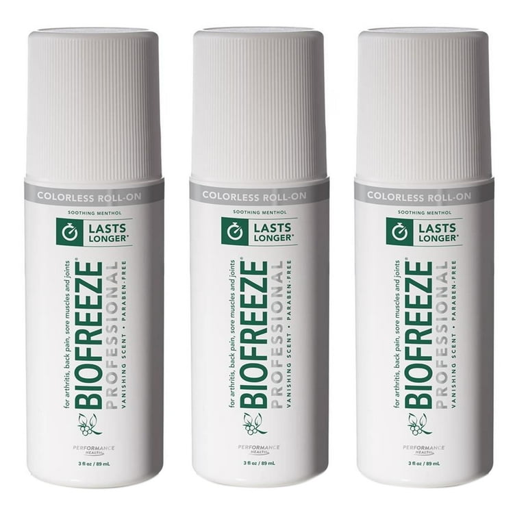 Biofreeze Professional Colorless Gel, 3 oz roll-on, each Biofreeze Professional Colorless Gel, 3 oz roll-on, each