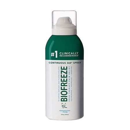 Biofreeze Classic Pain Relief 360 Continous Spray, 3 Oz pump, 6 Pack