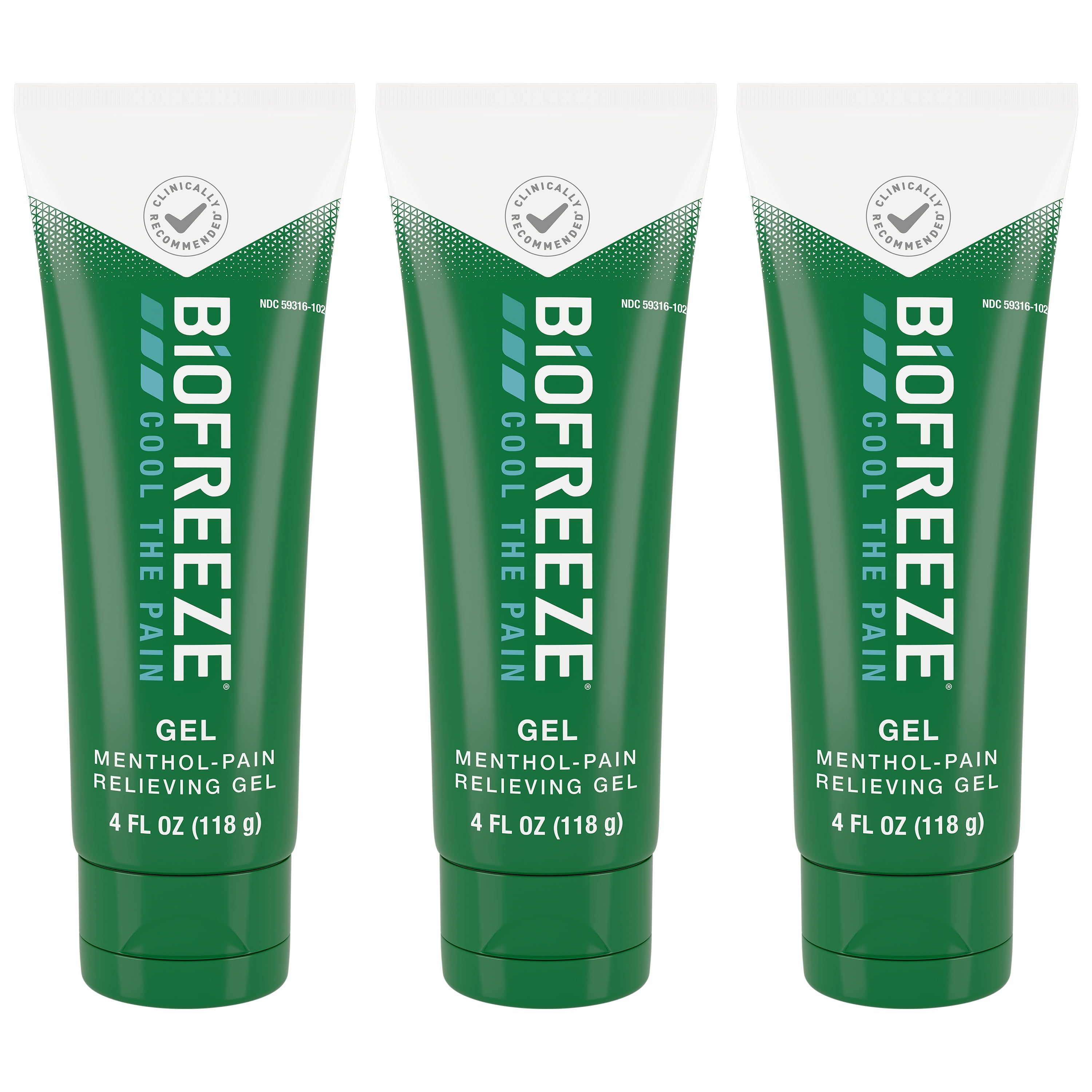 Biofreeze Pain Relieving Gel, 4oz, Menthol for Muscle Pain and