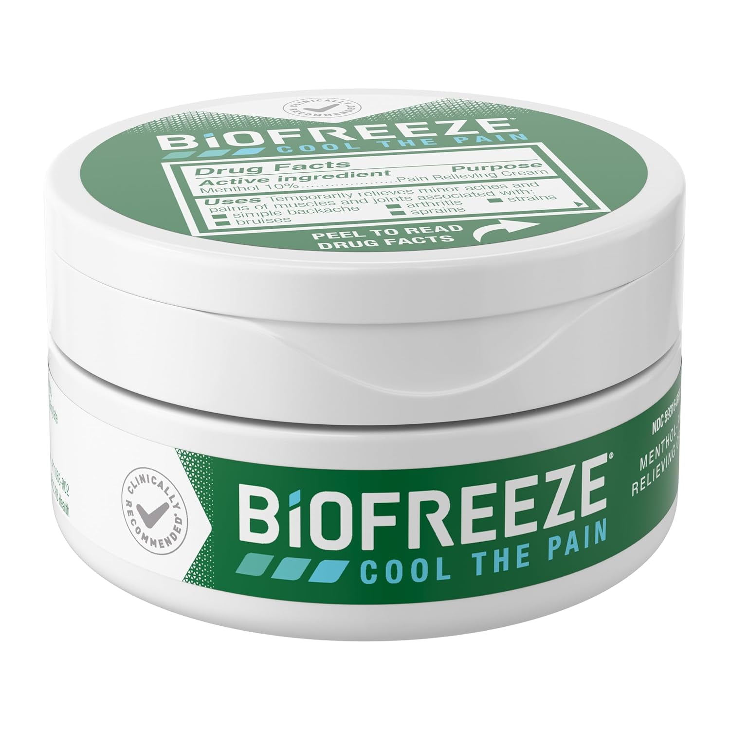 Biofreeze Pain Relief Cream, Knee & Lower Back Pain Relief, Sore Muscle