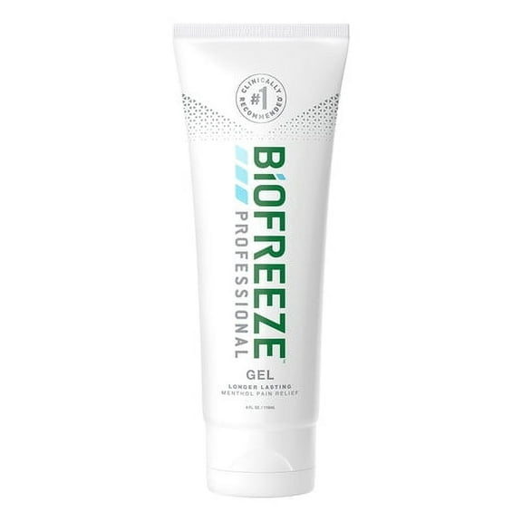Biofreeze Pain Relief Gel, 4 oz. Tube, Green, Pack of 12