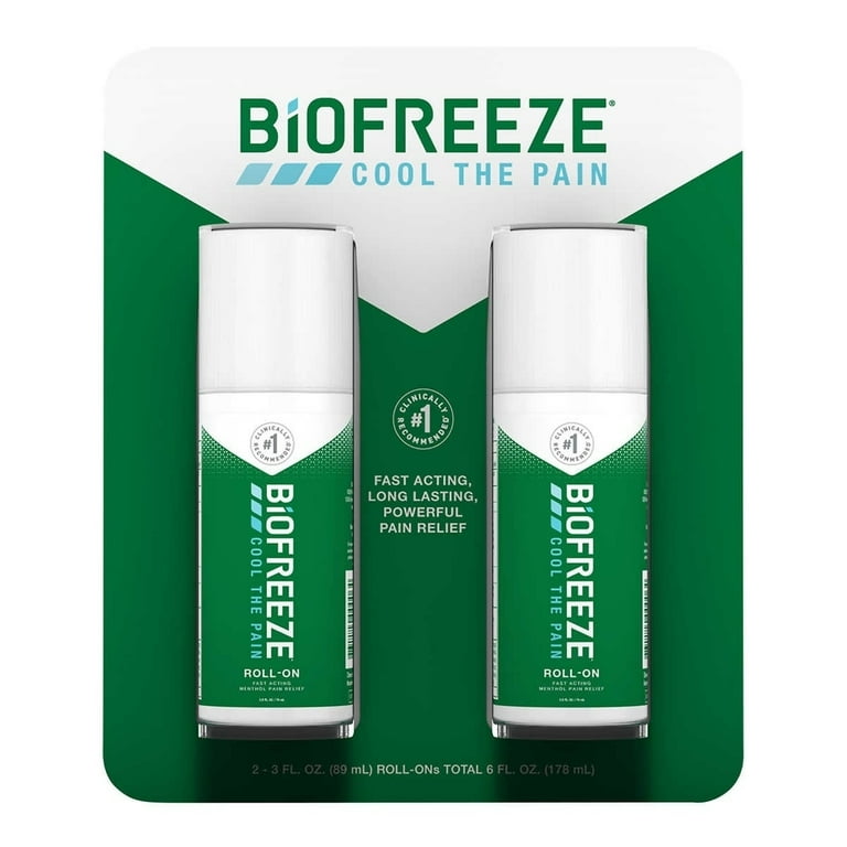 Biofreeze Pain Reliever 3 Ounce (2 Count) HSA/FSA Eligible