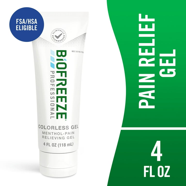 Biofreeze Professional Colorless Gel, 4 oz tube, each Biofreeze Professional Colorless Gel, 4 oz tube, each