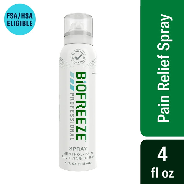 Professional Colorless Topical Analgesic Pain Reliever Spray, 4 oz Spray Bottle Professional Colorless Topical Analgesic Pain Reliever Spray, 4 oz Spray Bottle