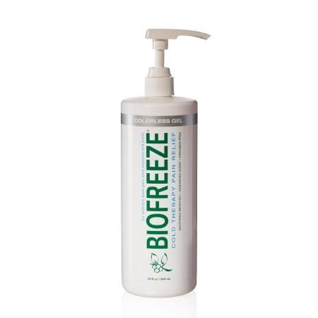 Biofreeze Professional Topical Pain Relief Gel - 5% Strength Menthol, Colorless Gel, 32 ounce Pump Bottle, 1 Count