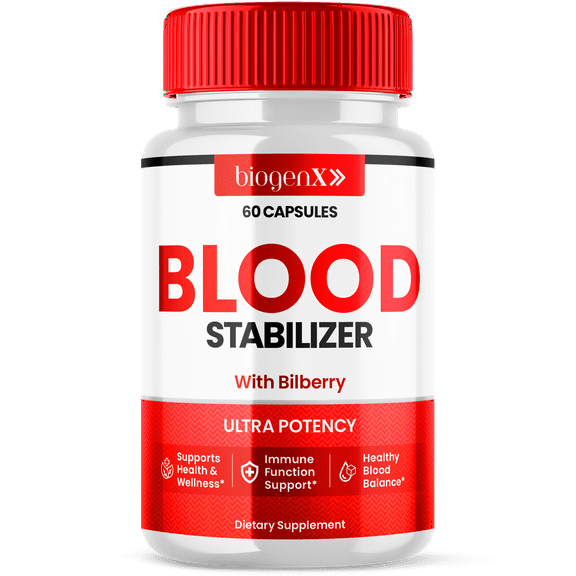 BiogenX Advanced Blood Support Formula, Extra Strength Glycogen Supplement 60 Capsules