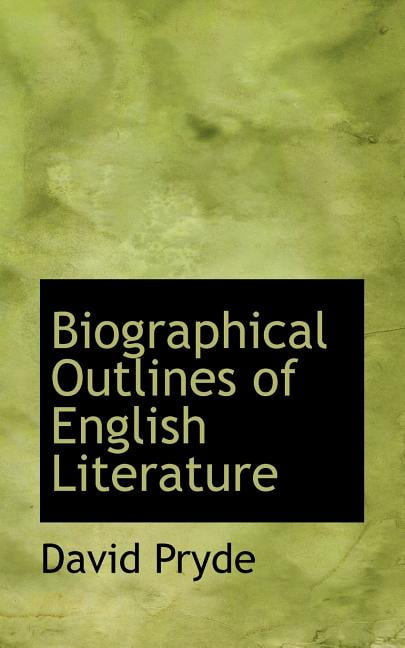 Biographical Outlines of English Literature Paperback