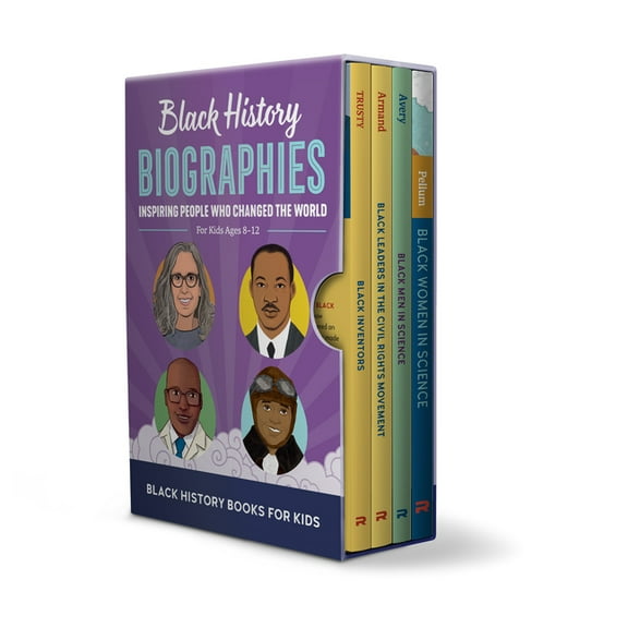 Biographies for Kids Black History Biographies 4 Book Box Set: Inspiring People Who Changed the World for Kids Ages 8-12, (Paperback)