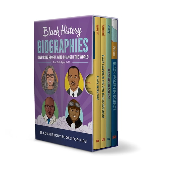 Biographies for Kids Black History Biographies 4 Book Box Set: Inspiring People Who Changed the World for Kids Ages 8-12, (Paperback)