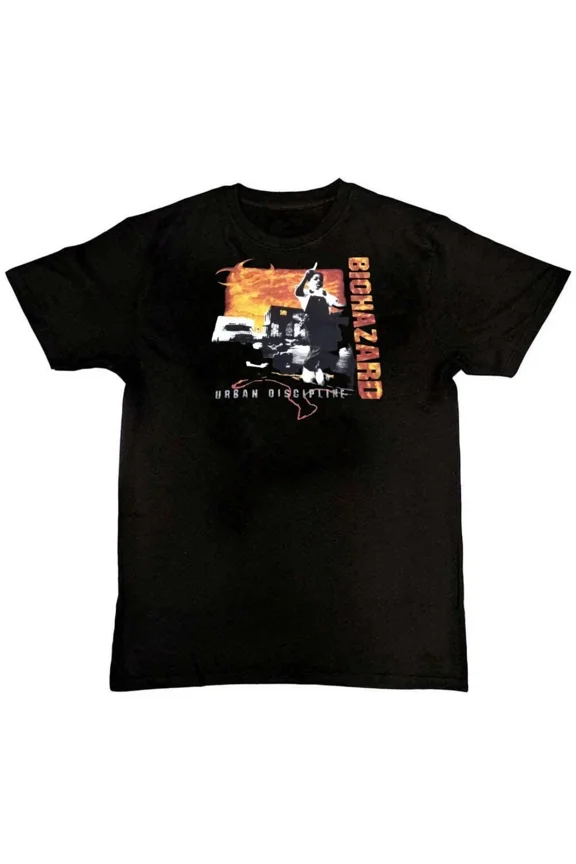 Biohazard Band Urban Discipline Graphic Print Mens T-Shirt S M L XL 2 3 4 XL