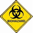 thumbnail image 1 of Biohazard Graphic Retro Sign Country Home Decor For Home Living Room Kitchen Bathroom Decoration 12X12 Inch, 1 of 4