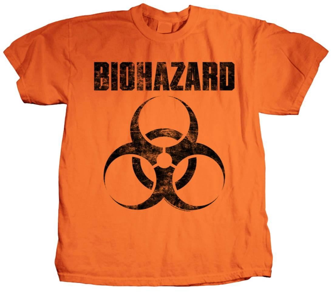 Biohazard Men Biohazard Men's Classic Logo T-shirt Medium Orange - Walmart.com