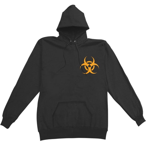 Biohazard Men's Gang/Rockers Hooded Sweatshirt Small Black