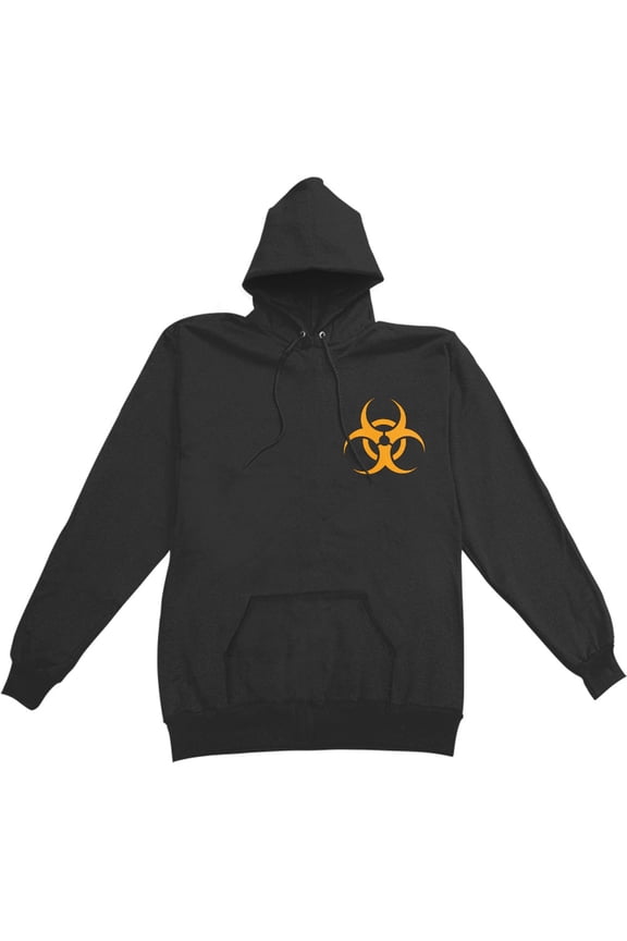 Biohazard Men's Gang/Rockers Hooded Sweatshirt Small Black