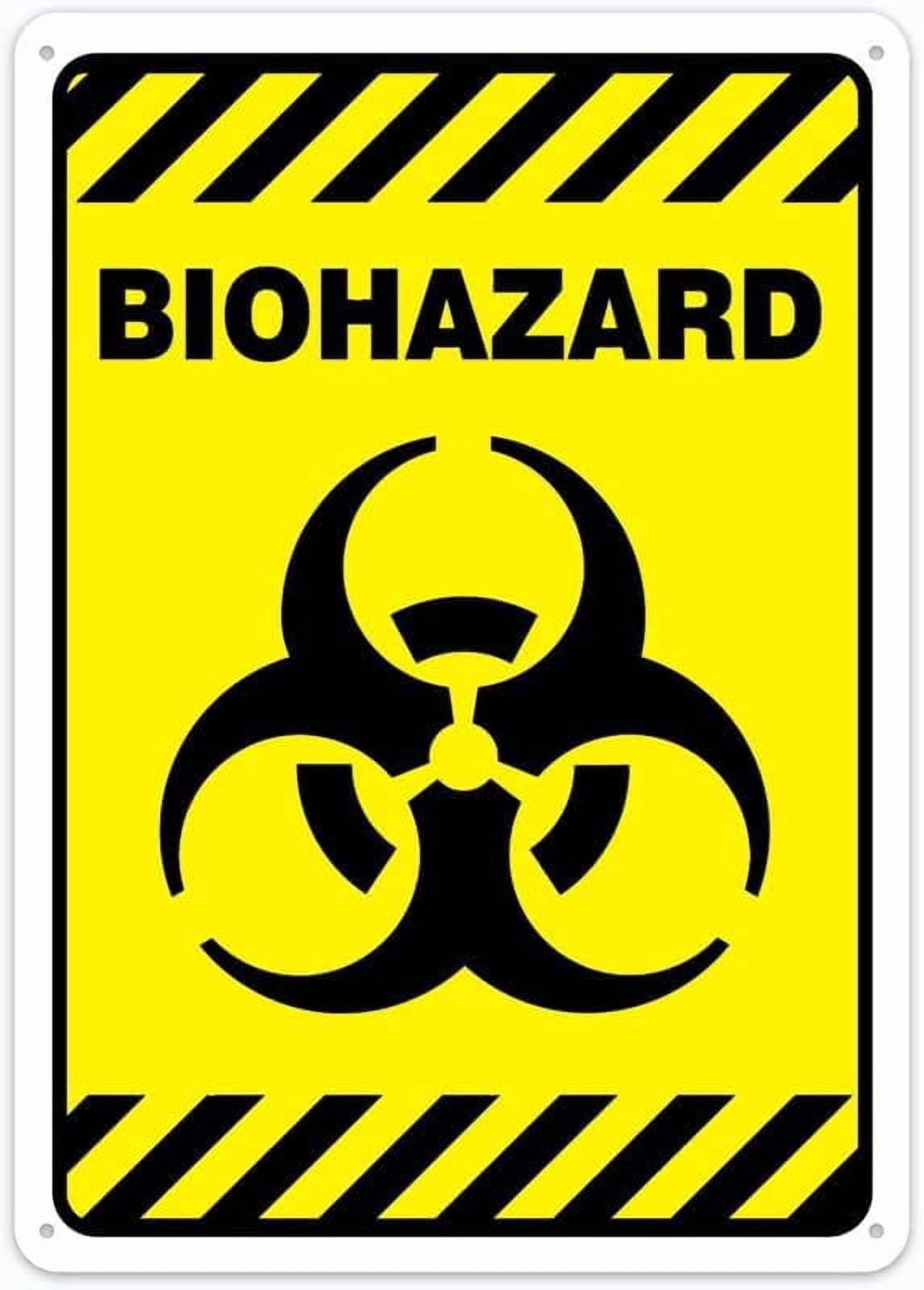 Biohazard Safety Sign Biohazard Symbol Sign Safety Restriction Alert ...