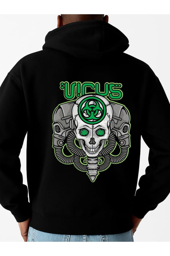 Biohazard Skull graphic hoodies skeleton mens sweater hoodie black Drawstring Comfortable Oversized Hooded Pullover Sweatshirt graphic idk 3d Original Unisex Shirt Graphic Tee tshirts