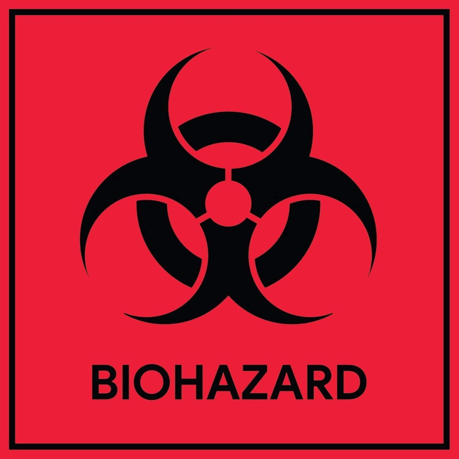 Sutter Signs, Biohazard Stickers Signs, Pack of 10, 5.5"x5.5" - Walmart.com