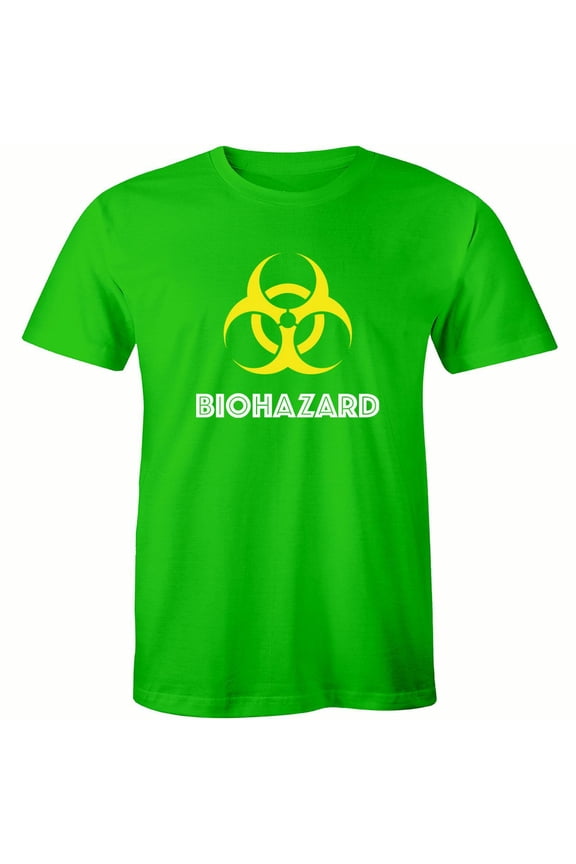 Biohazard Symbol Radioactive Danger Warning Toxic Men's T-Shirt