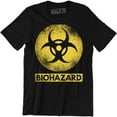 thumbnail image 1 of Biohazard Symbol Radioactive Danger Warning Toxic Men's Tee, 1 of 4